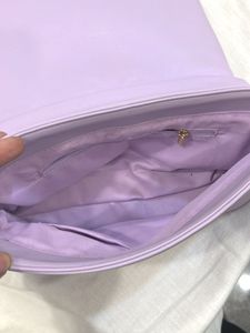 Lavender Textured Sling Bag