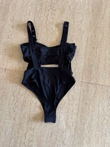 Chic Black One Piece Swimsuit