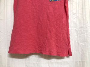 Tex Pink Cotton T Shirt