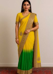 Heavy Designer Party Wedding Wear Saree + Blouse