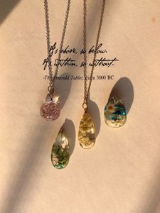 Floral Resin Necklaces