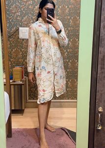 Zara Floral Print Shirt Dress