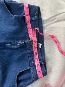 Bell Bottom Wide Legth Denim Blue Jeans