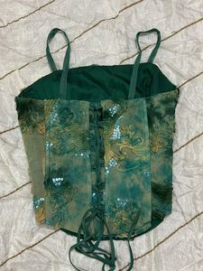 Shades Green Corset