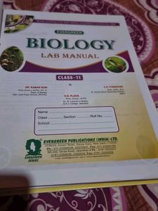Evergreen Class 11 Biology Lab Manual