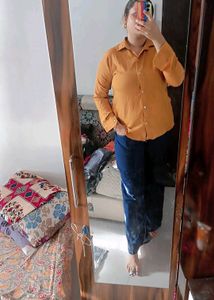 Mustard Clur Shirt For Women