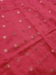 Saree Mall Silk Zari Pink Suit Fabric