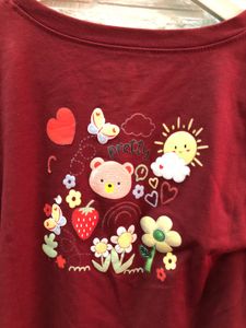 Kurti and crop tee combo set 💗