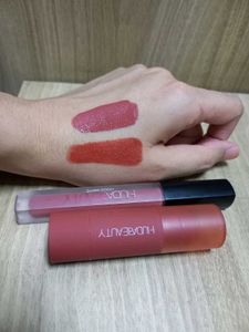 Huda Beauty Matte Lipstick And Blush