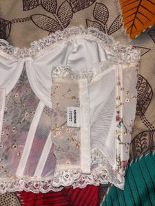 Floral Lace Corset Top