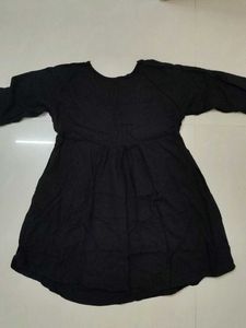 Black Embroidered Top