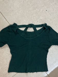 ONLY ribbed Crop Top 💚