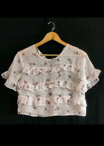 Forever 21 Sheer Top .