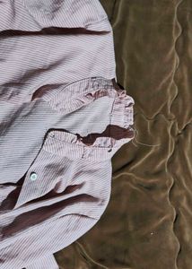 Striped Button-Up Top