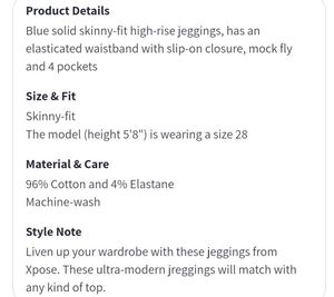 Xpose Blue Jeggings