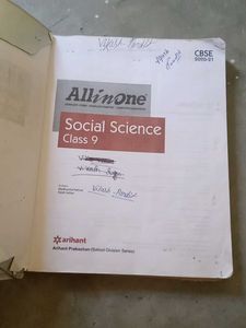 All In One Social Science Book For Class 10