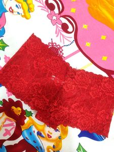 Red Lacy Embroidered Bralette Set (Free Size)