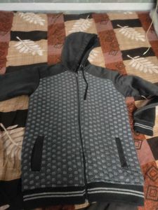 Black Jacket Hoodie Men Used Multiple times