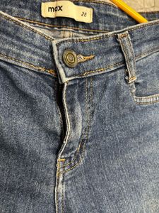 Mid Waist - Slim Fit - Dark Blue Jeans