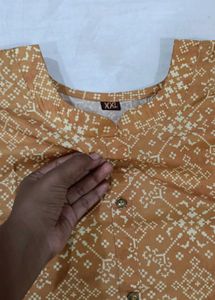 Daily Wear Golden Kurti