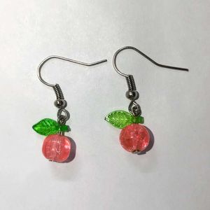 Handmade Orange Earrings