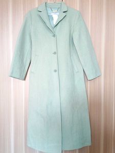 Elegant Mint Green Over Coat