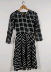 Black Checked Dress (Women)