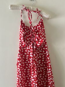 Beautiful Red And White Polka Dots One Peice