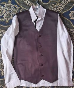 Burgundy Floral Suit 3 piece