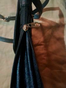 Woodland Black Shoulder Bag