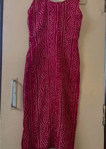 Pink Printed Dress