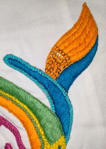 White Embroidered Top