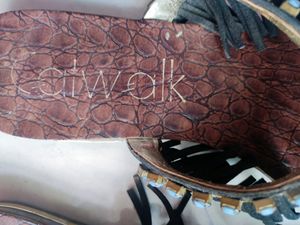 Catwalk Woman Black Fashion Sandal