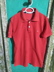 Levi's Red Polo Shirt L