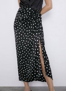 ZARA MIDI Skirt Polka Dot
