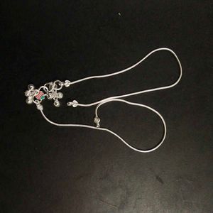 Pure Silver  Chain ⛓️ Anklets पायल 9&#34; Inch.
