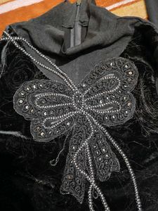 Elegant Black Velvet Top