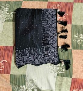 Elegant Black Saree
