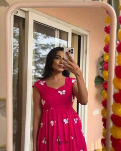 Pink Butterfly Dress