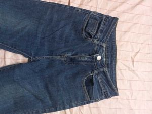 Low Raise Simple Flare Jeans