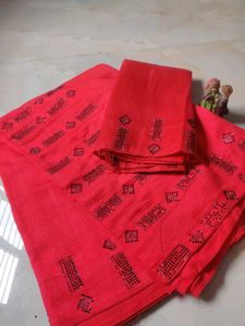 Gajri Pink Stonework Saree ❤️