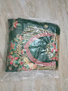 Elegant Green Embroidered Suit