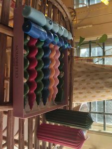 Spiral and Ribbed Pillar Candles