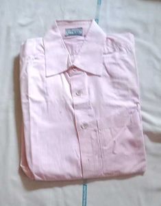 Light Pink Long Sleeve Button-Down Shirt