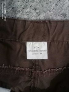 Brown Casual Pants