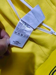 Adidas Yellow Hoodie Jacket reversible