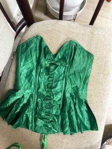 Green Corset Top