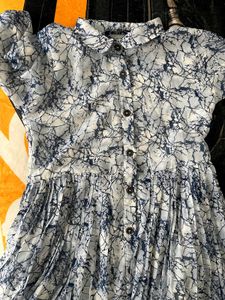 Printed Shirt Dress