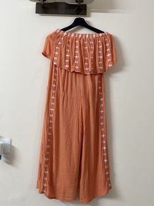 Off Shoulder Jump Suit