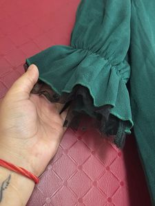 Green Shein Top For M Size Womens